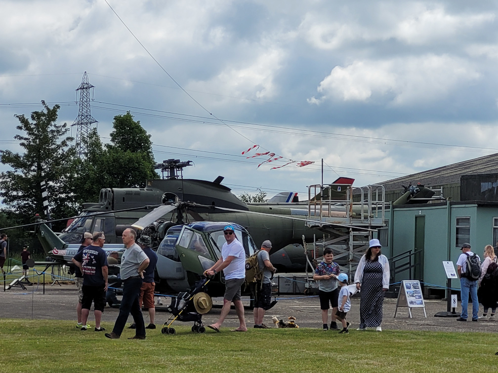 Picture of large helicopter exhibit