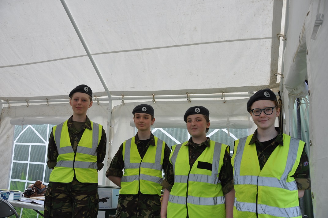Air cadets visit the station