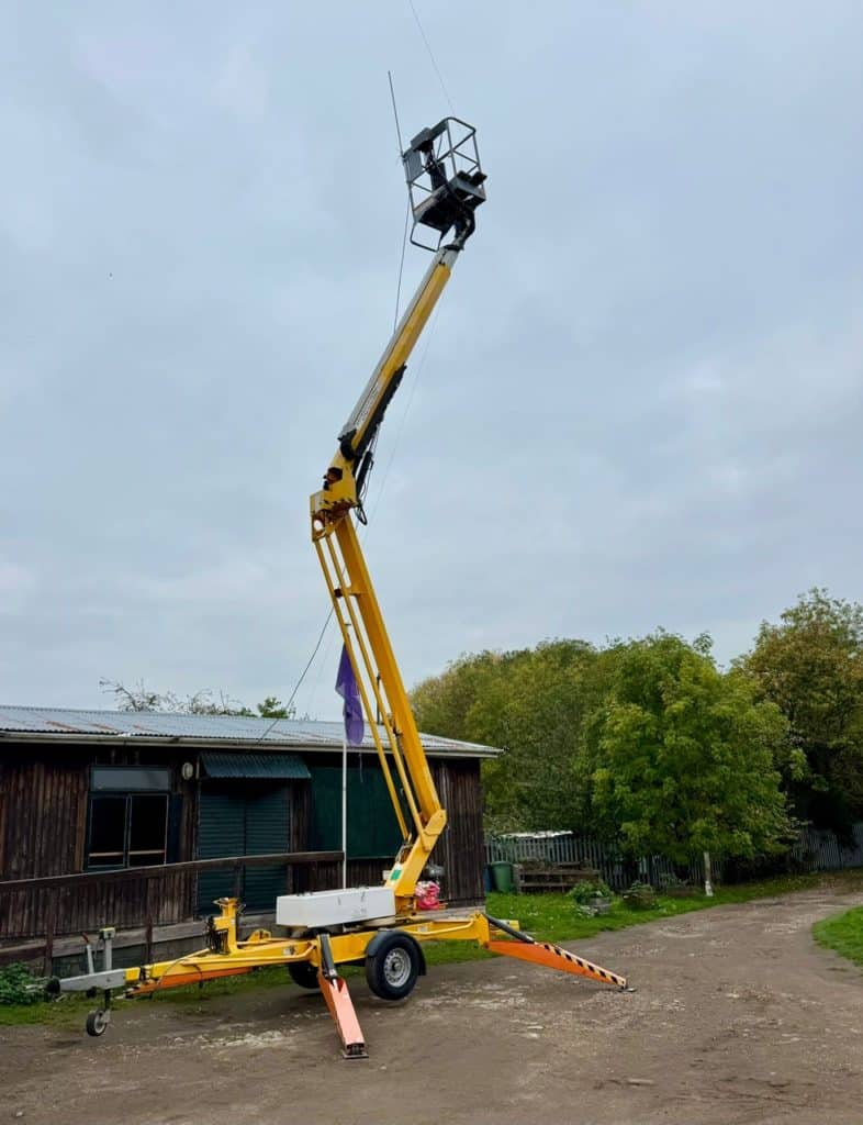 The antennas used at 12th Lincoln scouts for JOTA 2025