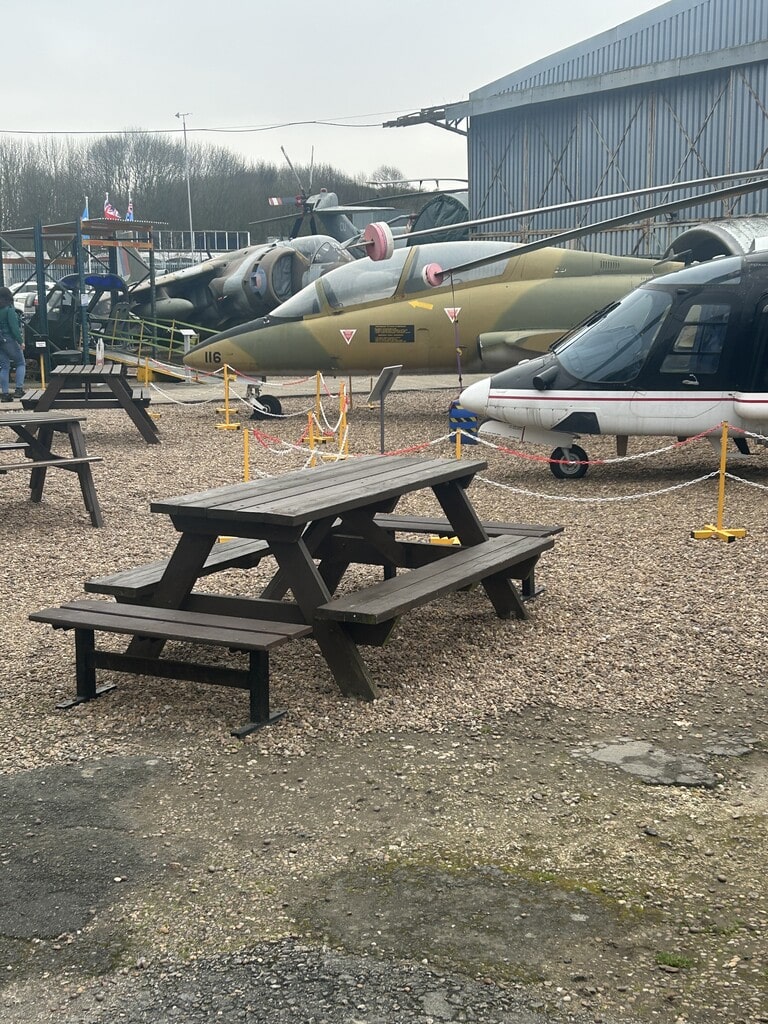 Outdoor display at South Yorkshire Air Museum